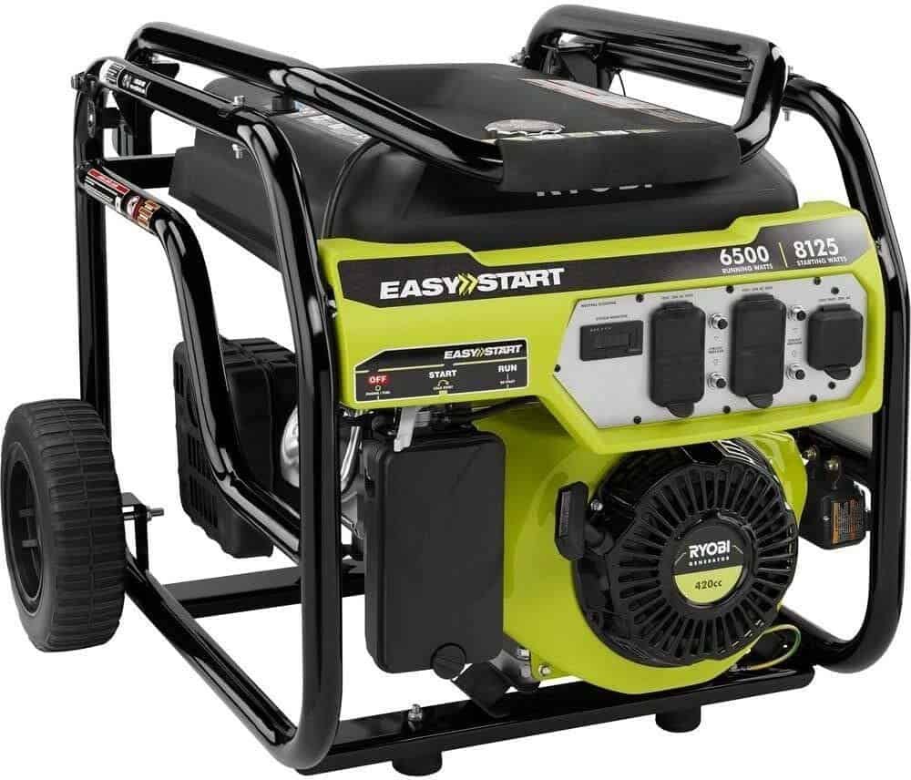 Ryobi 6500 Watt Generator Offers Powerful Backup with Smart Safety